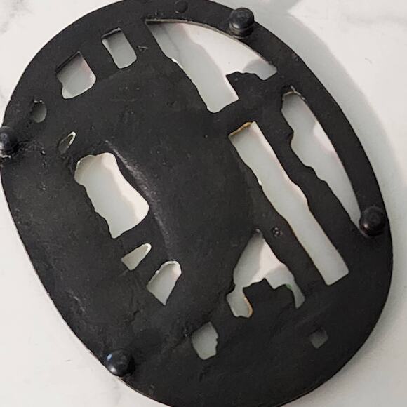 Vintage Cast Iron Trivet-Black and White Cow Trivet Farmhouse Decor 8"x6.25" - Picture 5 of 10